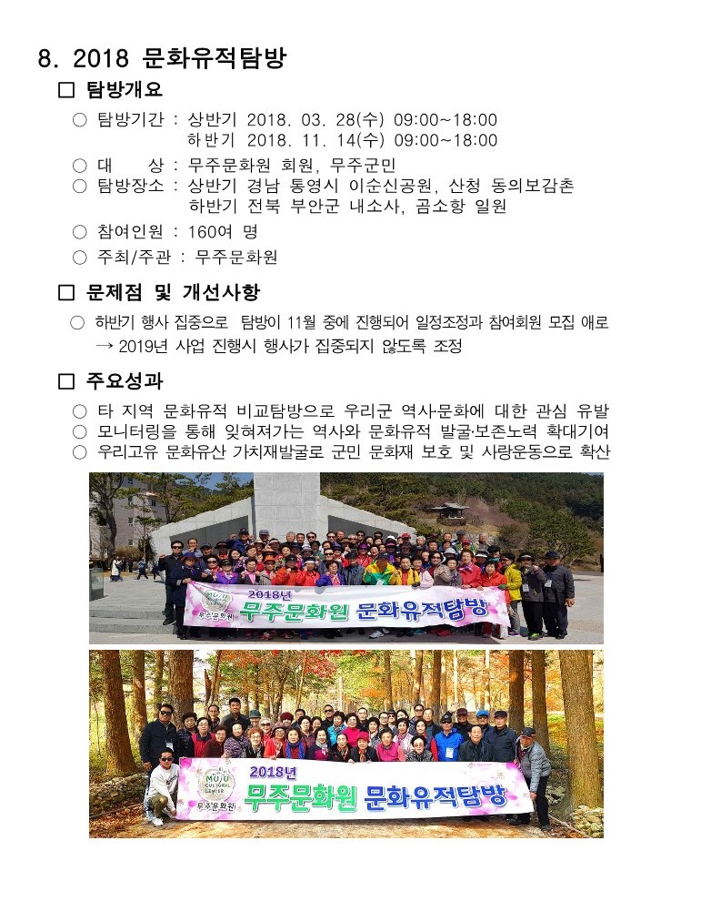 2018년 무주문화원