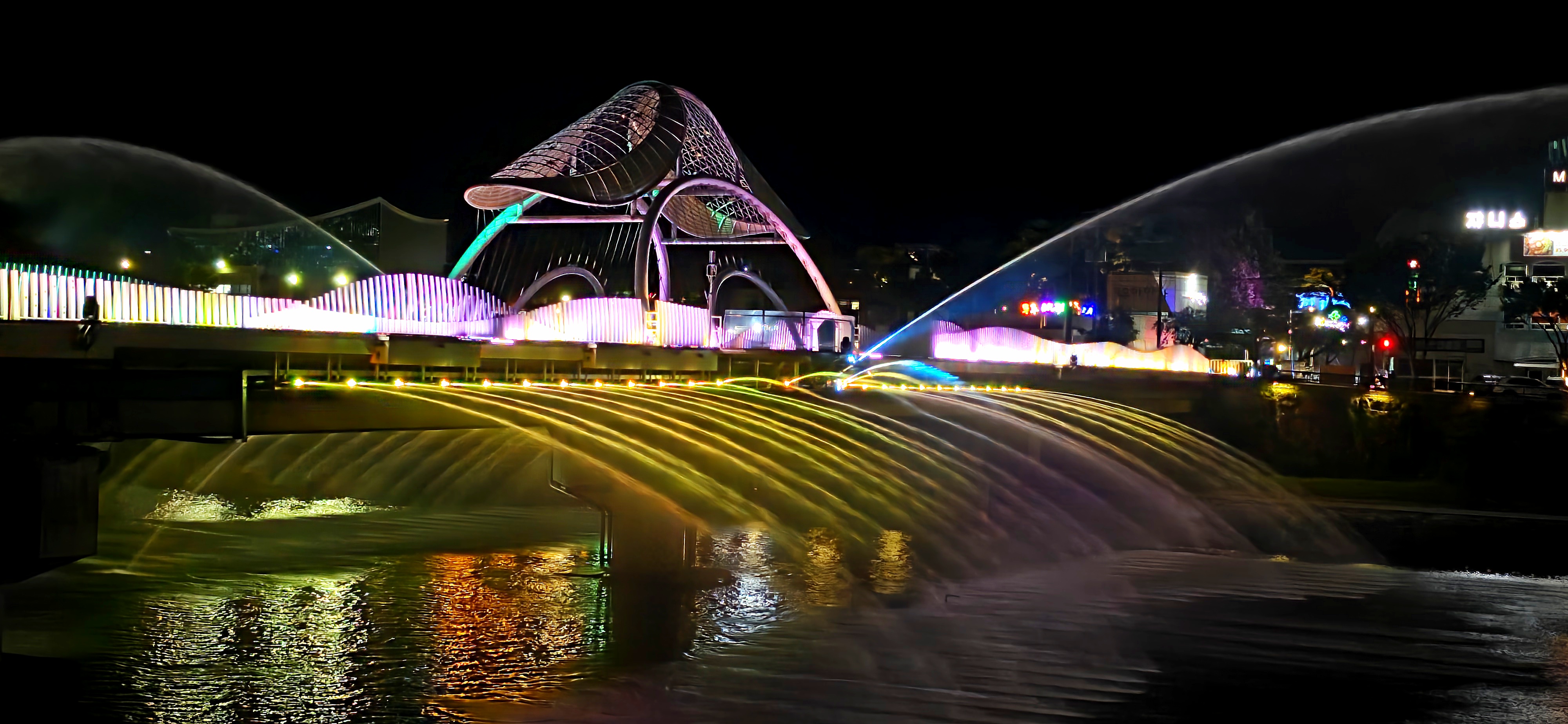 사랑의 다리 분수 쇼2